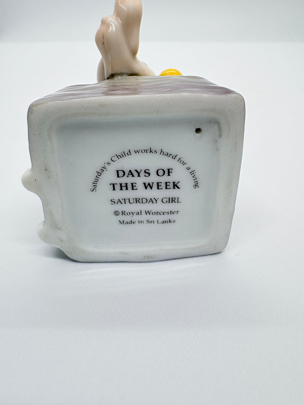 ROYAL WORCESTER DAYS OF THE WEEK, SATURDAY GIRL