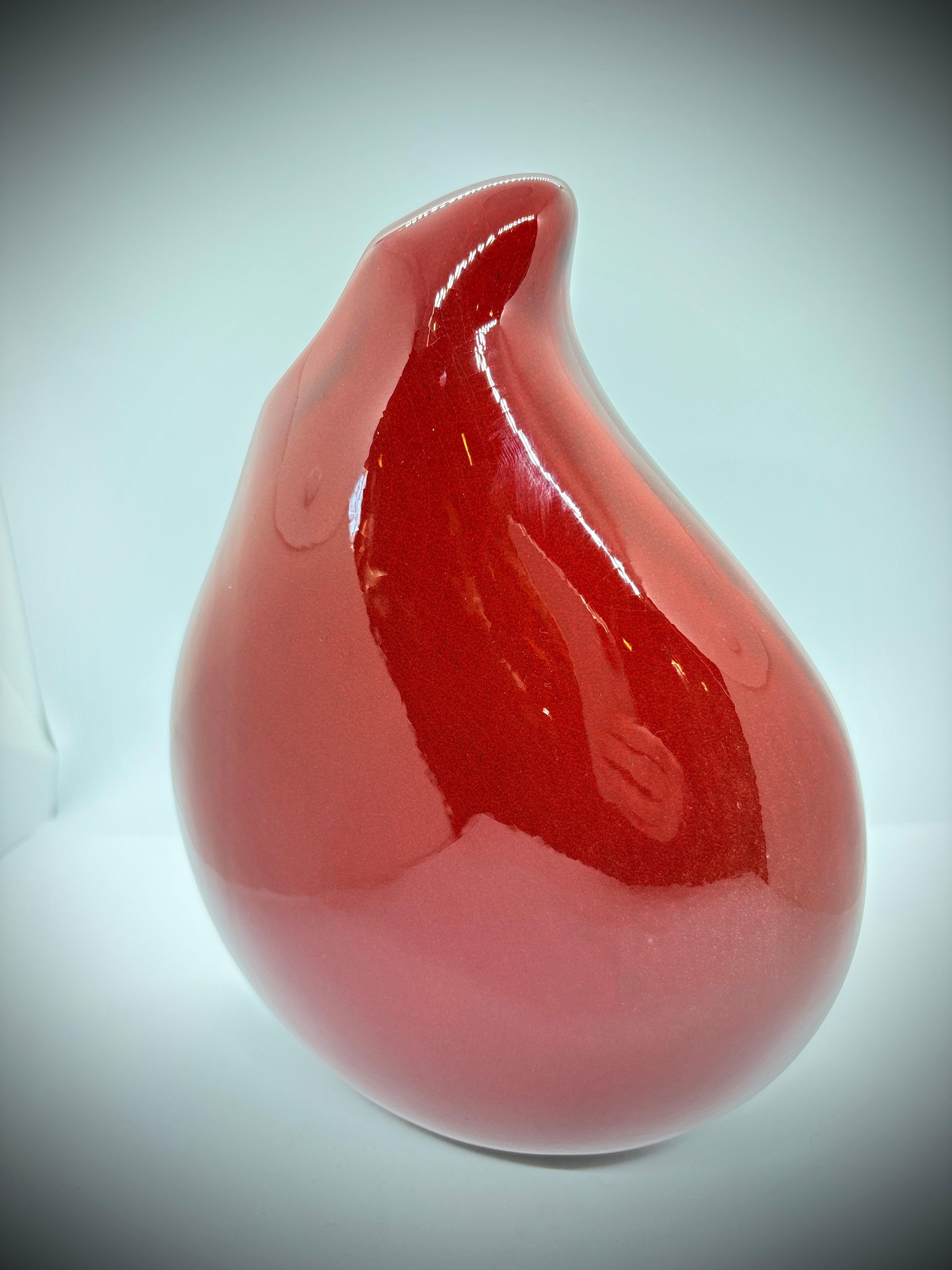 Anita Harris studio Tear drop Vase, Stoke On Trent.