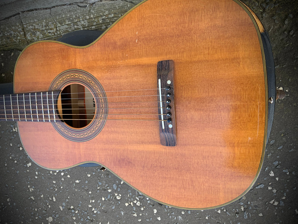 1969 Mitsuma folk guitar for Ivor Mairants London W.1