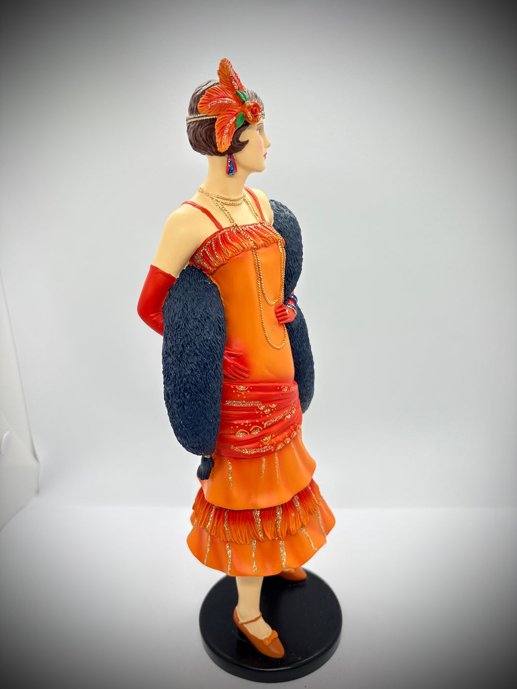 Clinton’s Art deco figurine of Lucille ltd edition #1444 of 2000