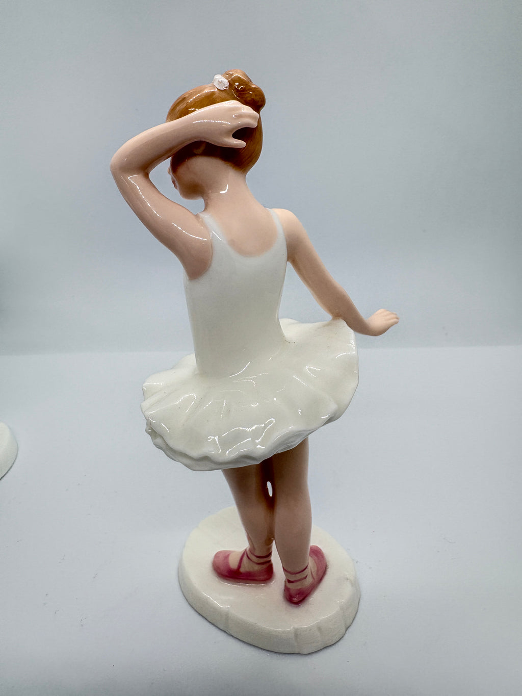 Three Royal Doulton Ballet figures, Ballet Class , little Ballerina,& Ballet Shoes dated 1995-92 & 92.