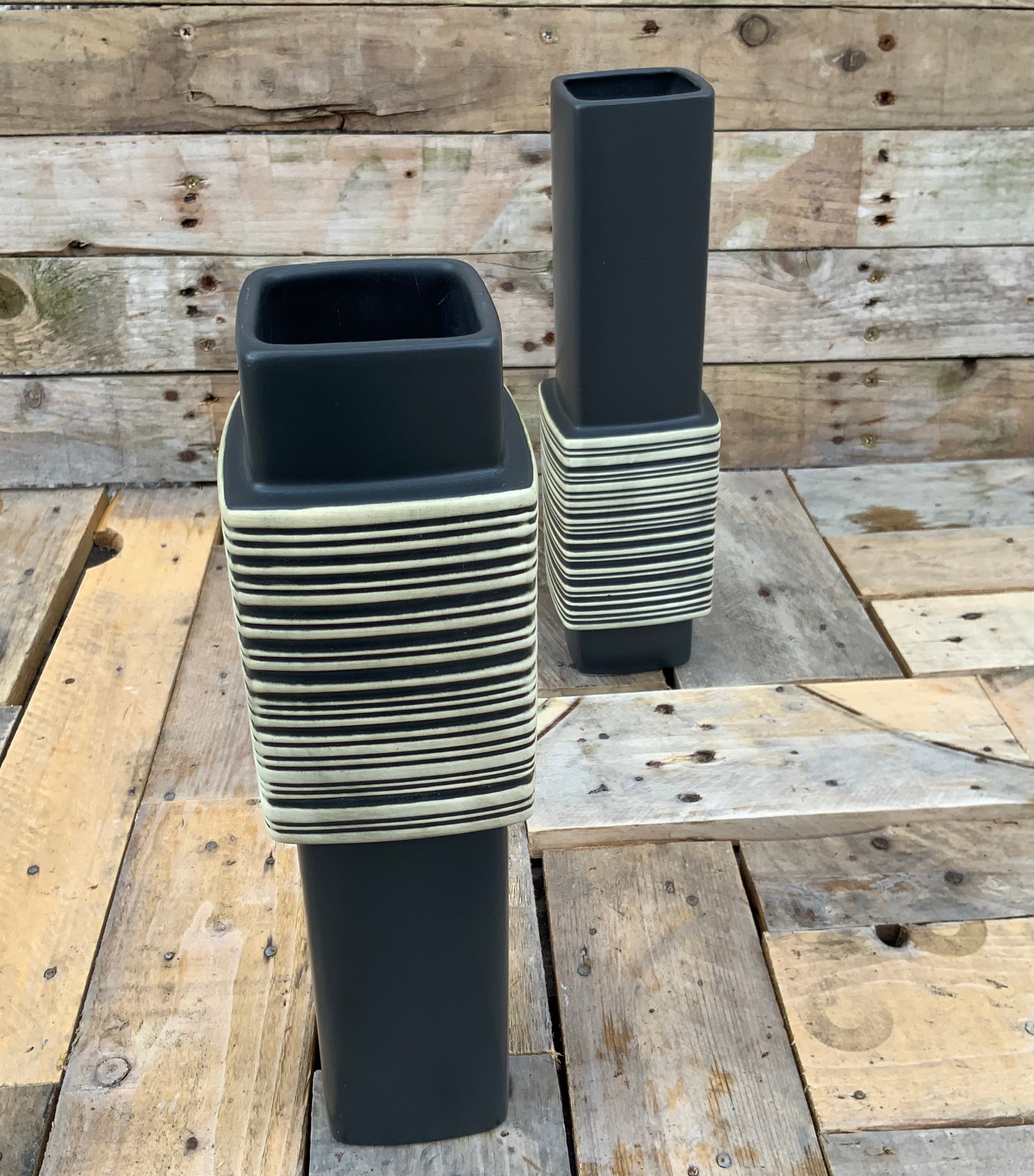 Scabetti Bar Code Vase designed by Dominic Bromley 2001