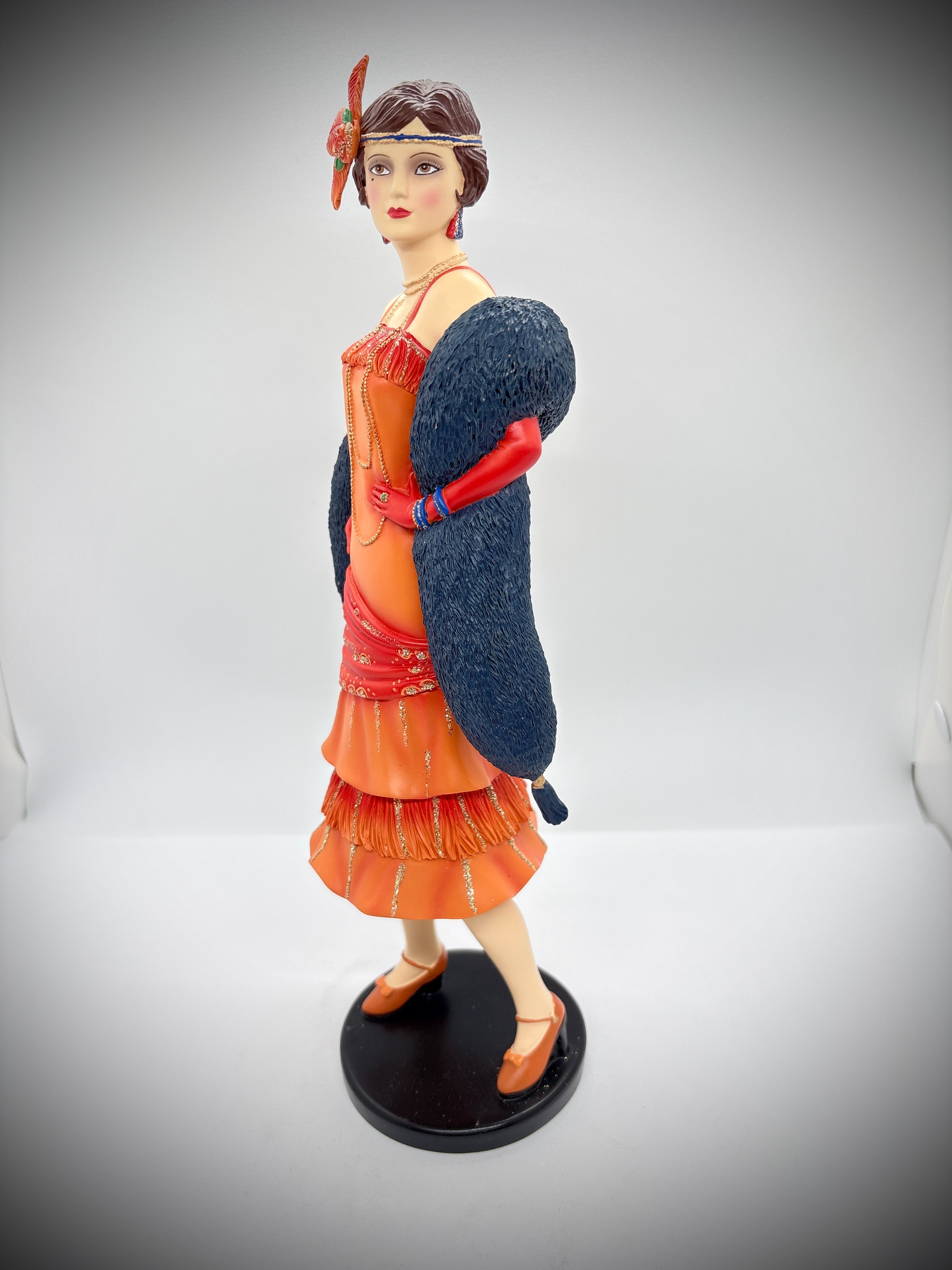 Clinton’s Art deco figurine of Lucille ltd edition #1444 of 2000