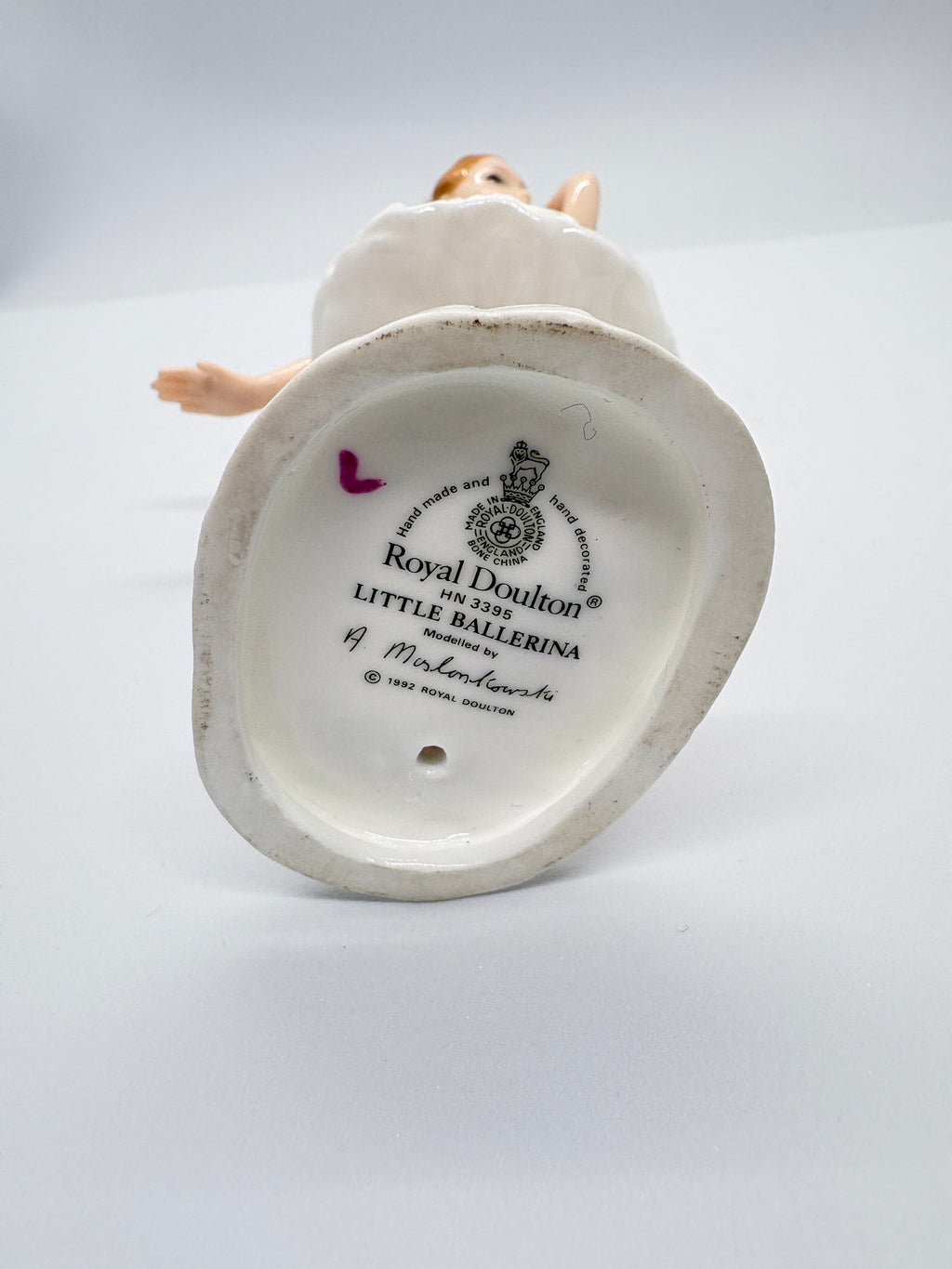 Three Royal Doulton Ballet figures, Ballet Class , little Ballerina,& Ballet Shoes dated 1995-92 & 92.