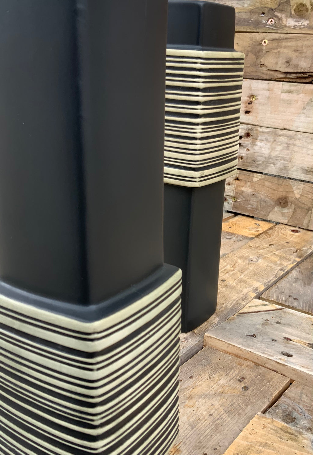 Scabetti Bar Code Vase designed by Dominic Bromley 2001