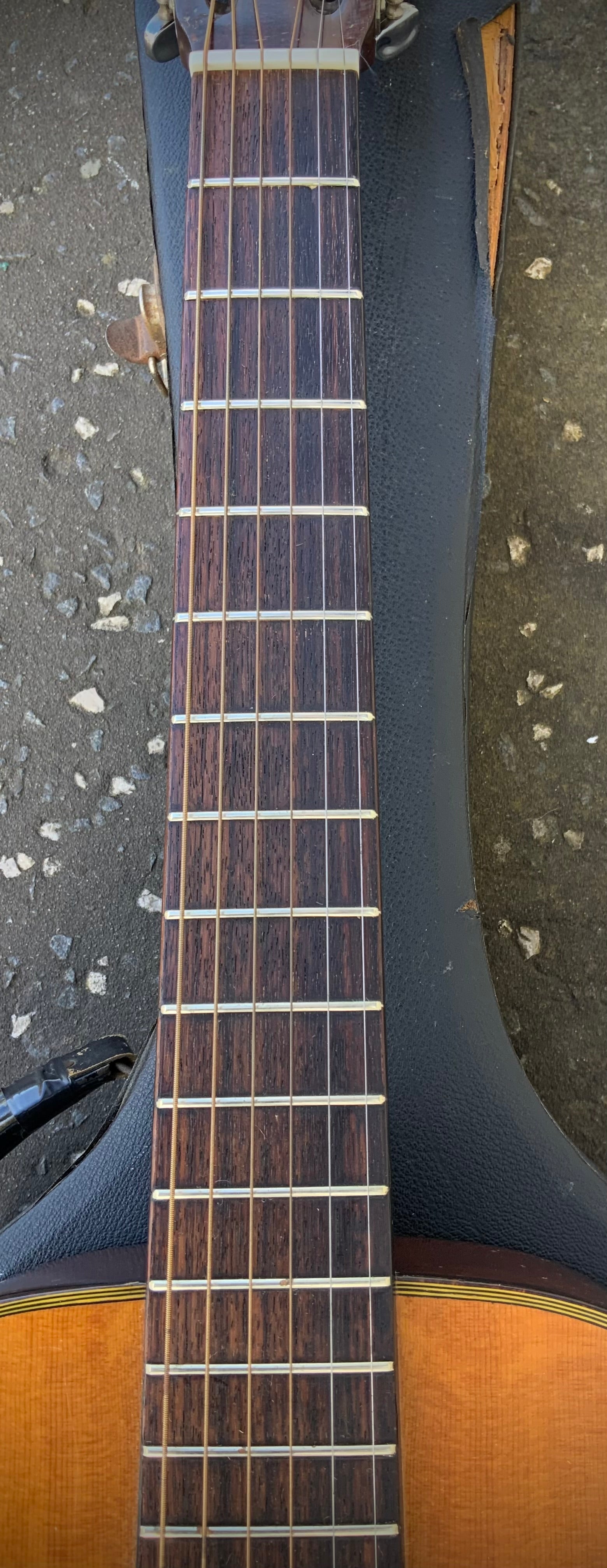 1969 Mitsuma folk guitar for Ivor Mairants London W.1
