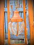 Arts & crafts copper lantern dated 1890-1910 unsigned.