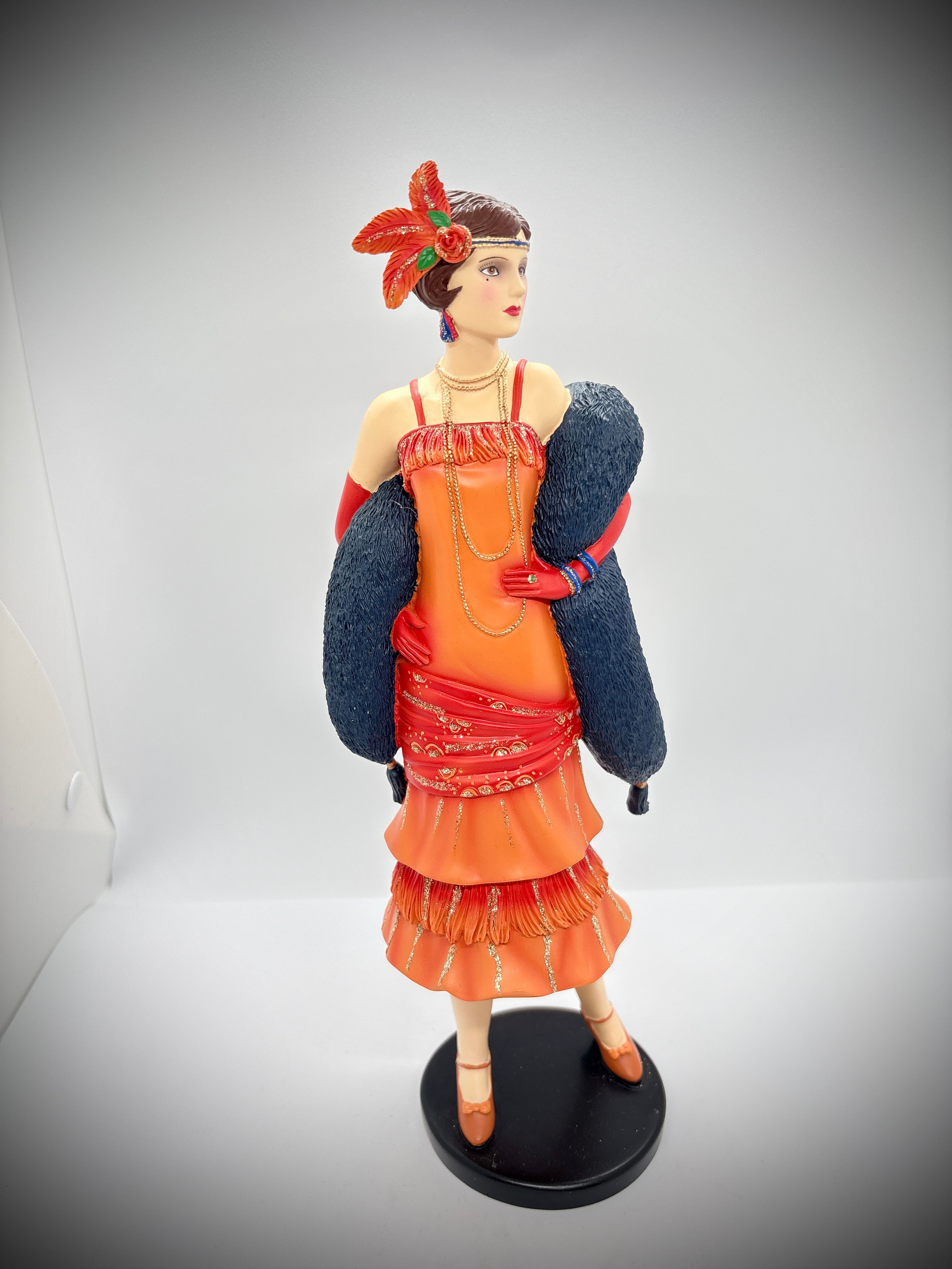 Clinton’s Art deco figurine of Lucille ltd edition #1444 of 2000