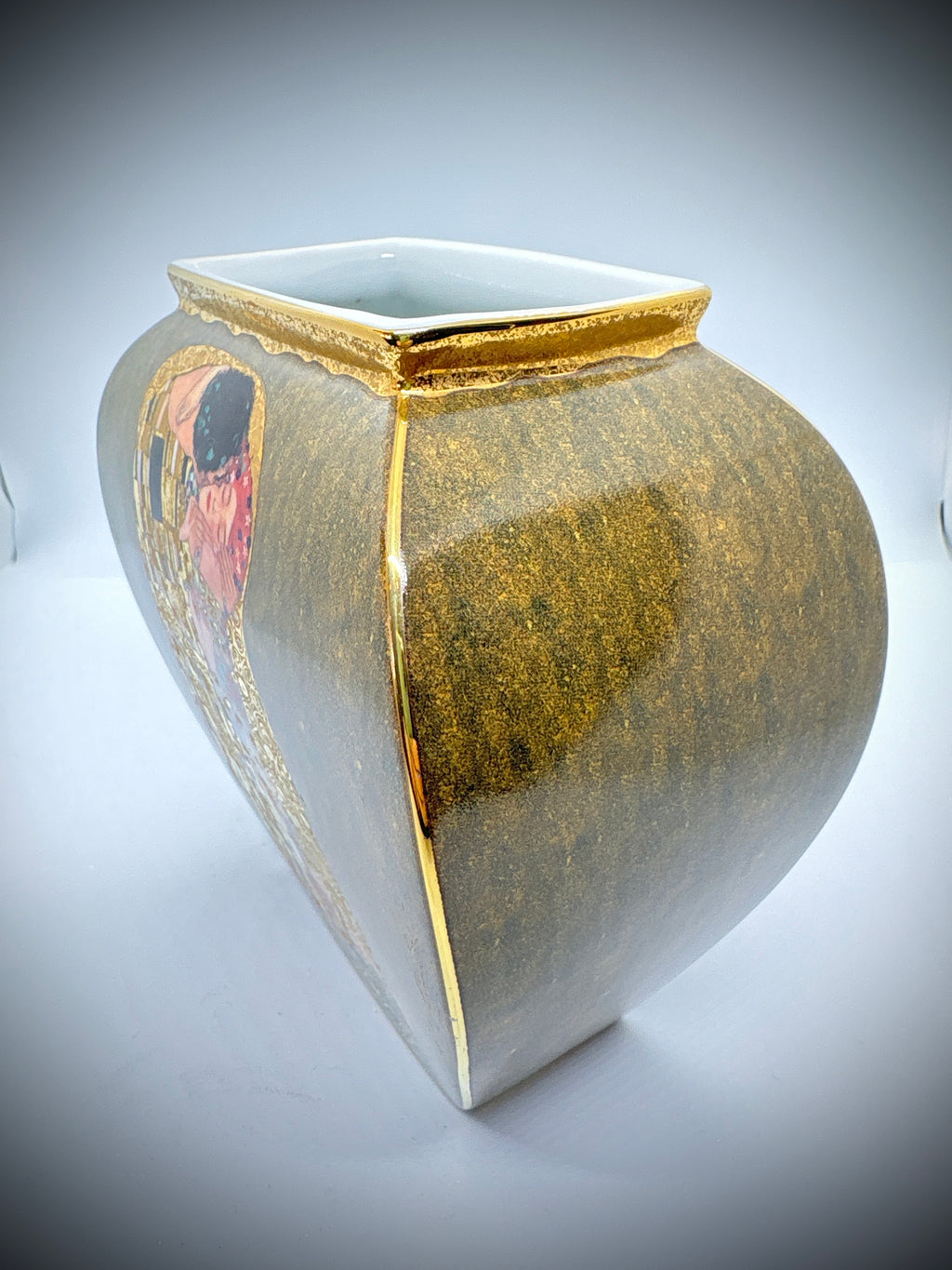 West German vase by Goebel Featuring the Kiss #2235