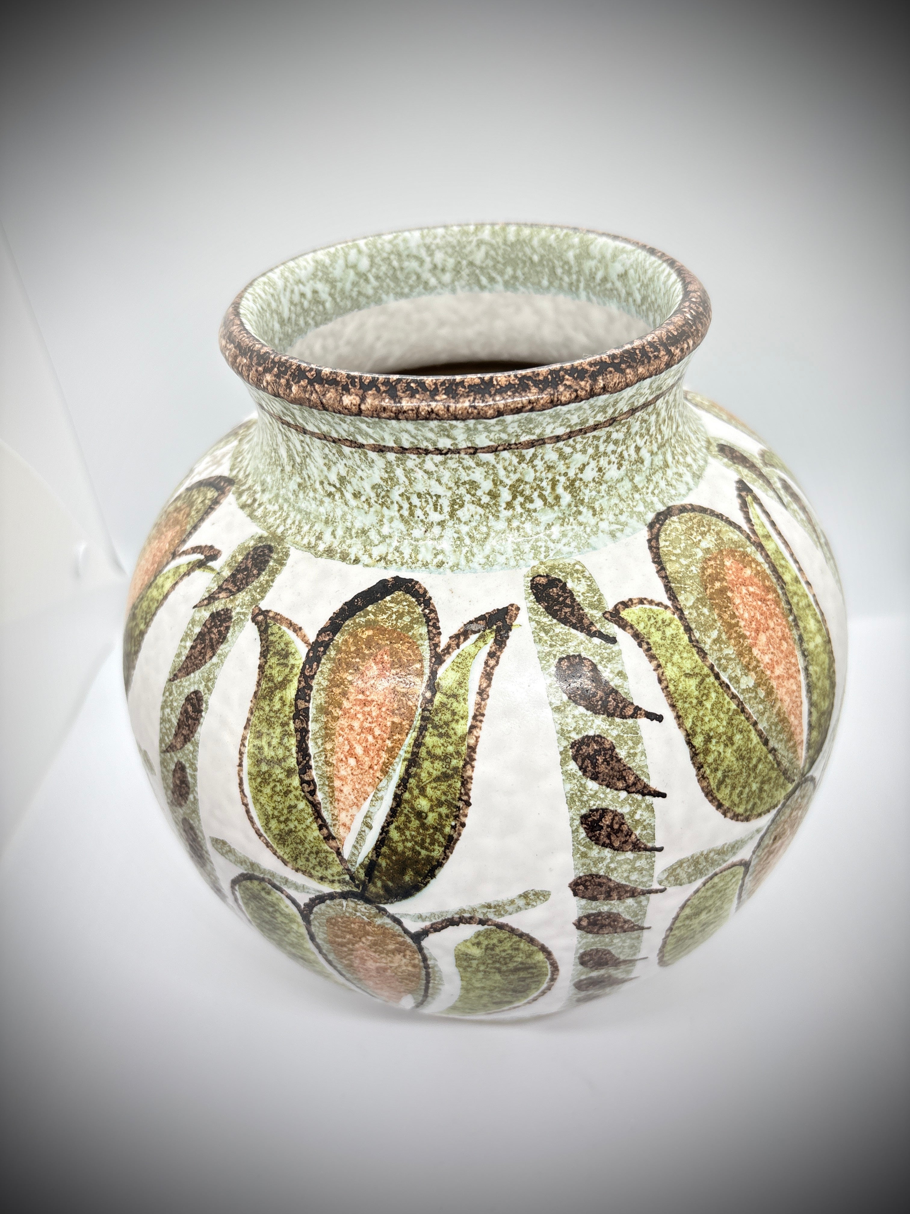Denby Stoneware Vase 1950s-70s Glyn Colledge