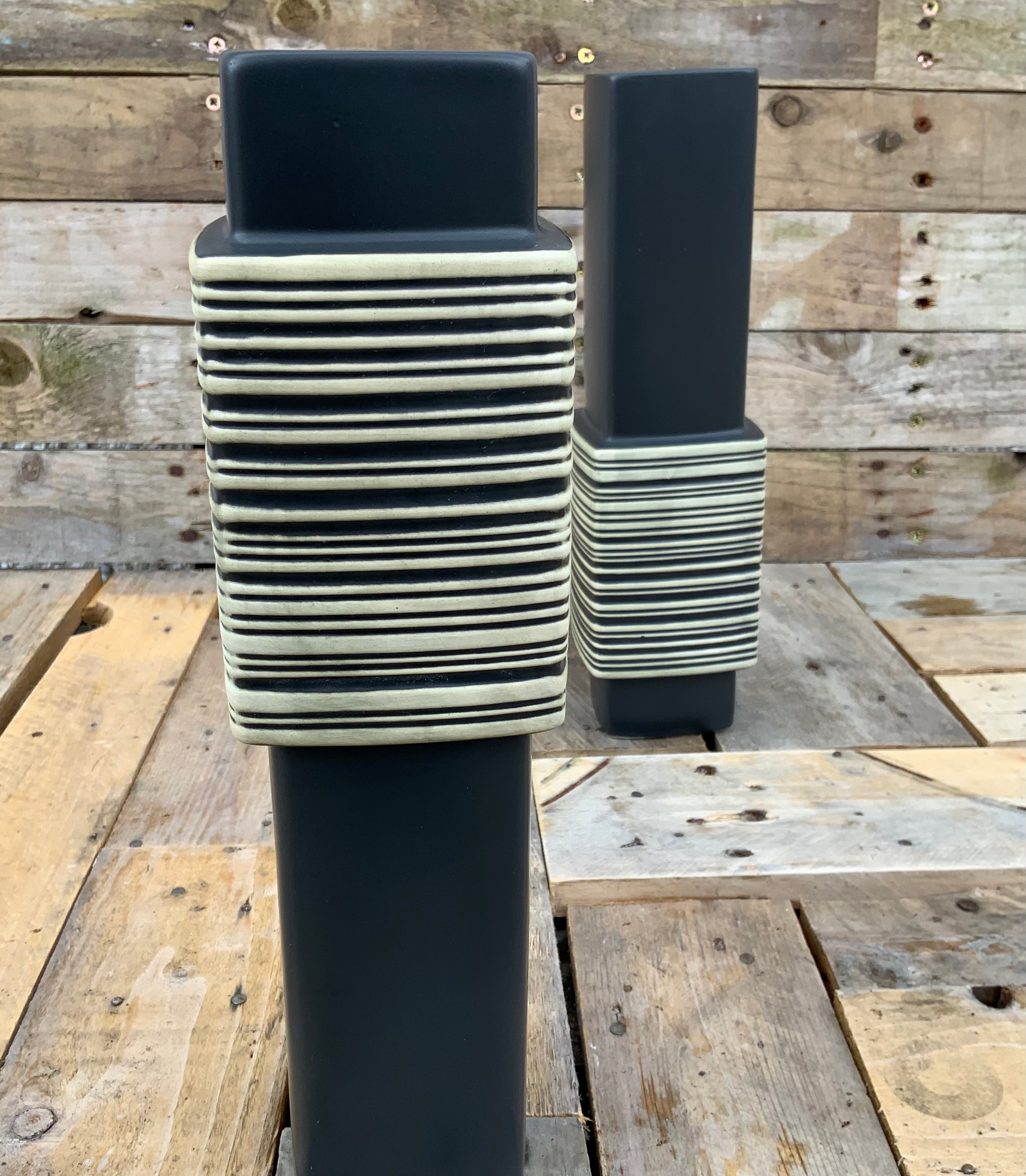 Scabetti Bar Code Vase designed by Dominic Bromley 2001