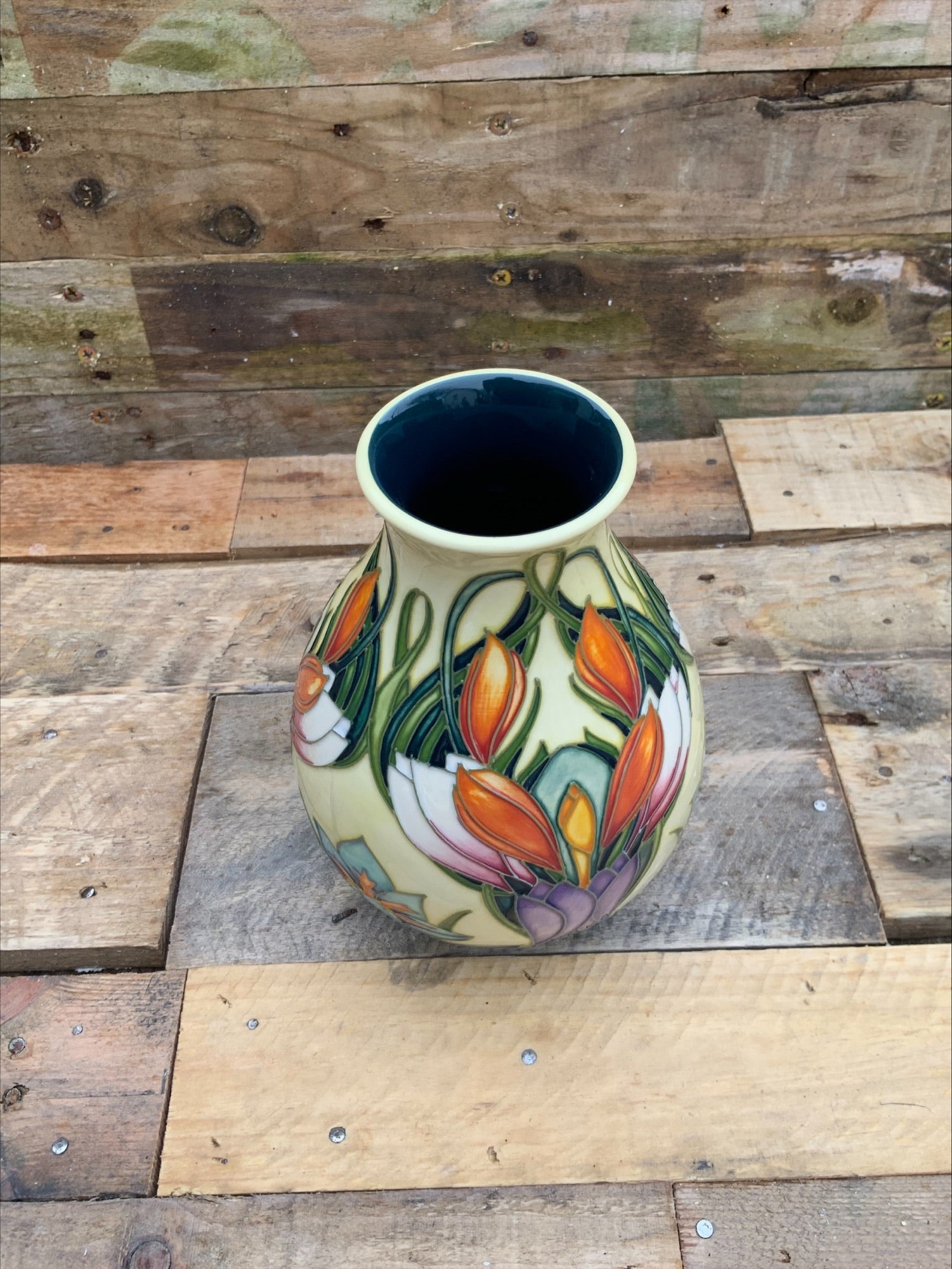 Moorcroft Spring Pearl Vase – Philip Gibson, 2004