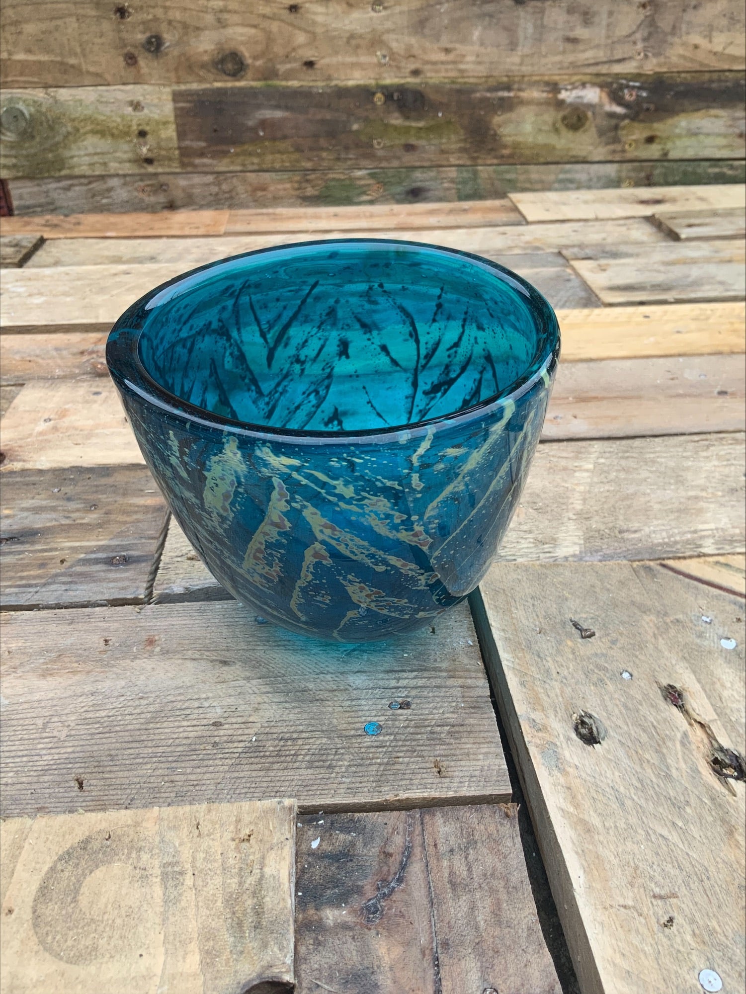 Mdina Glass Mid-Century Bowl – Eric Dobson Design, c.1970–80