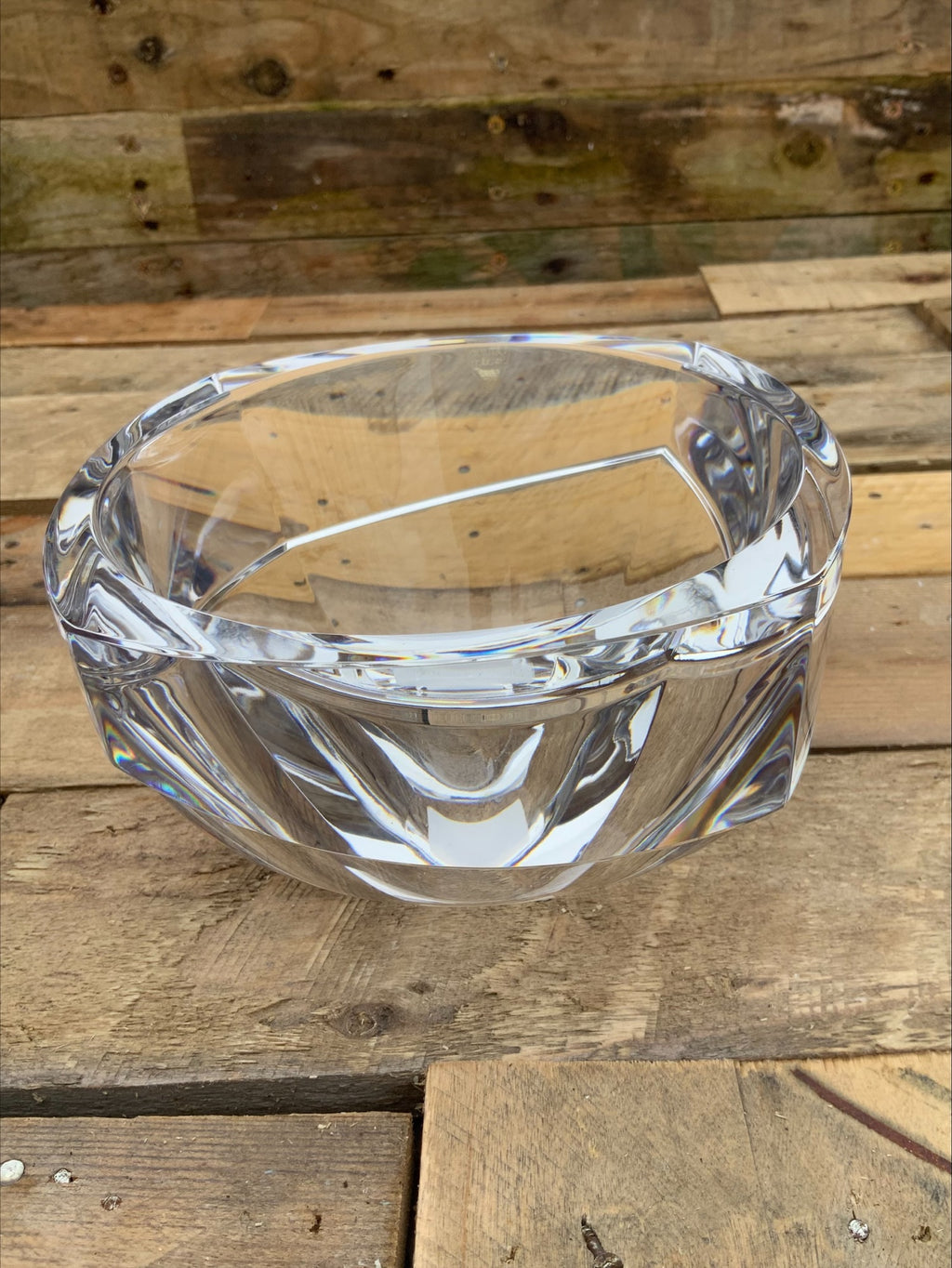 Orrefors Sweden Crystal Art Glass Bowl – Erika Lagerbielke Design