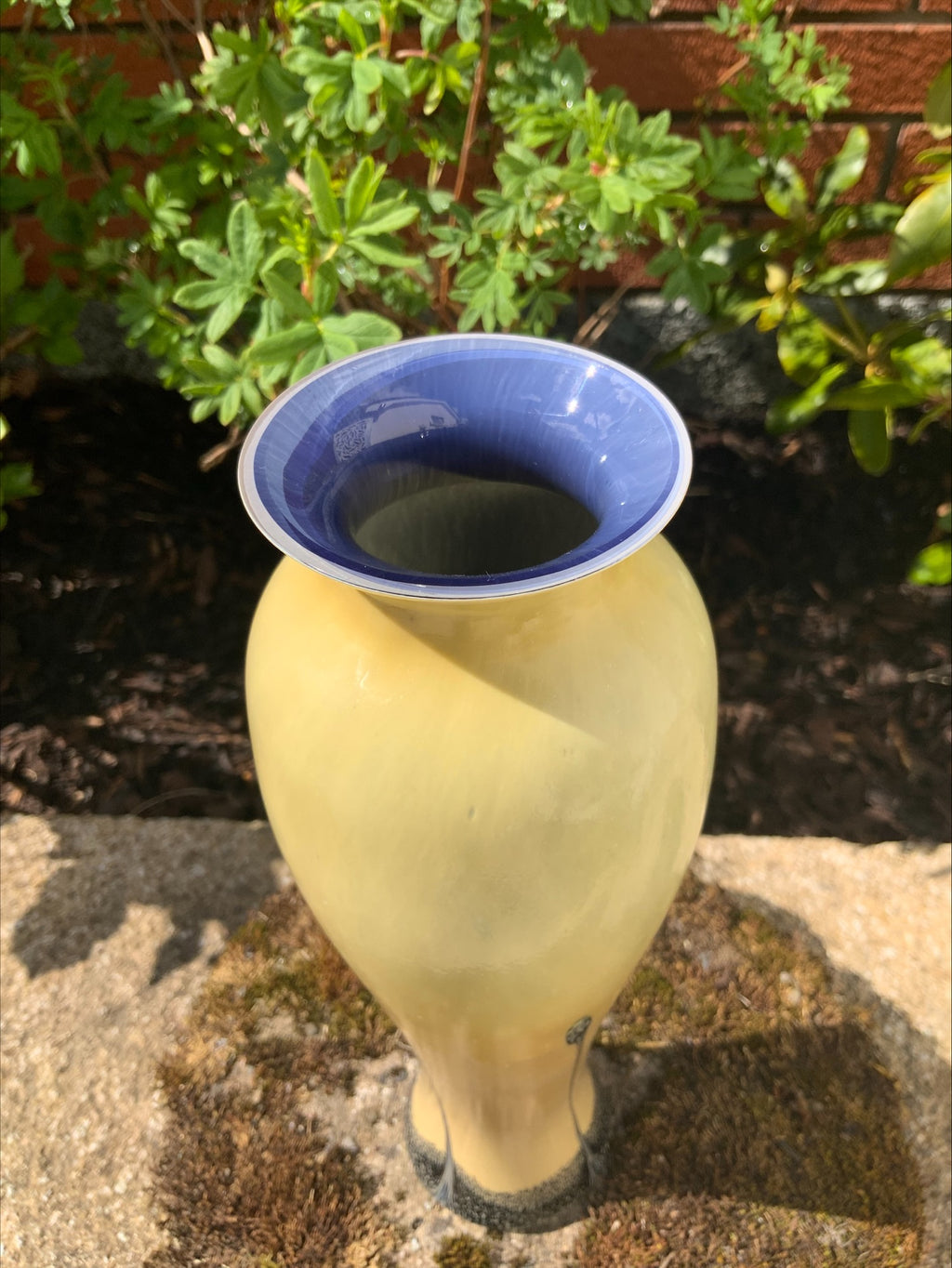 Caithness Glass “Ebony Sand” Vase – Iridescent Arts & Crafts Style, c.1980