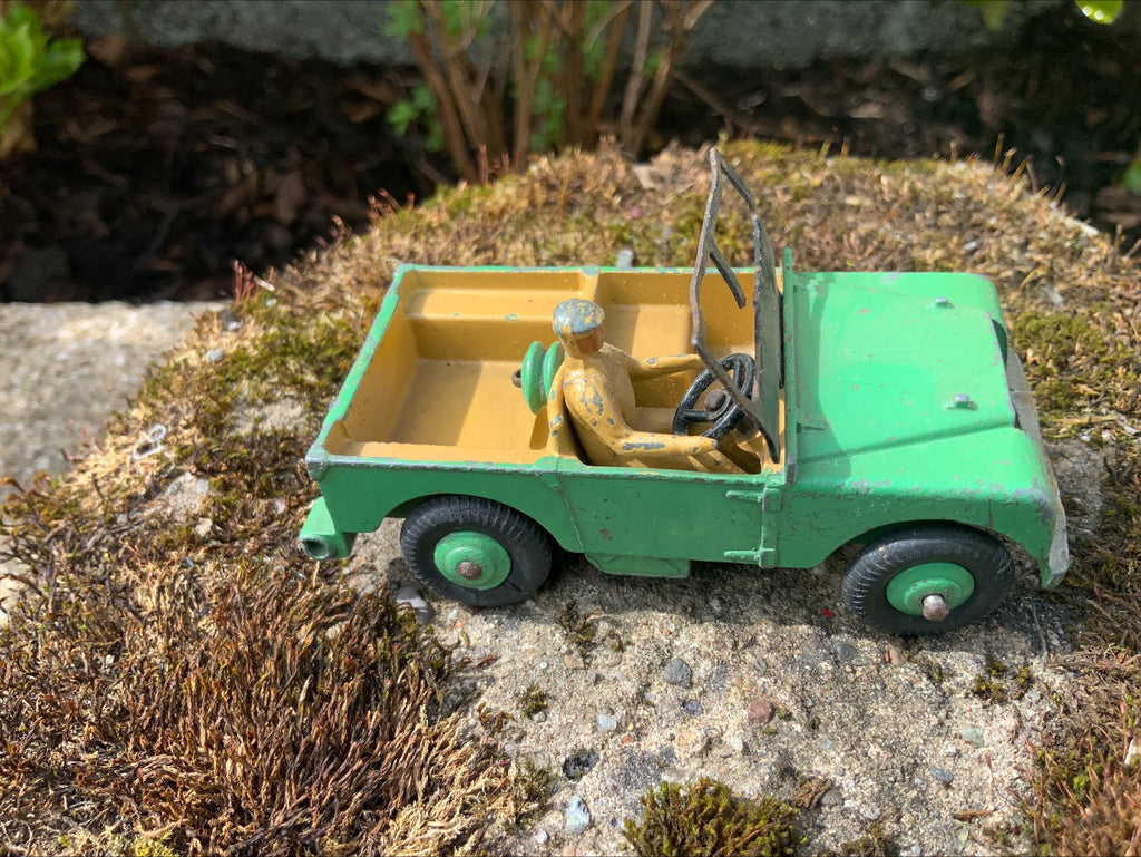 Dinky Meccano Land Rover 027d/340 (1954 Series) – Green with Tan Interior, 9cm