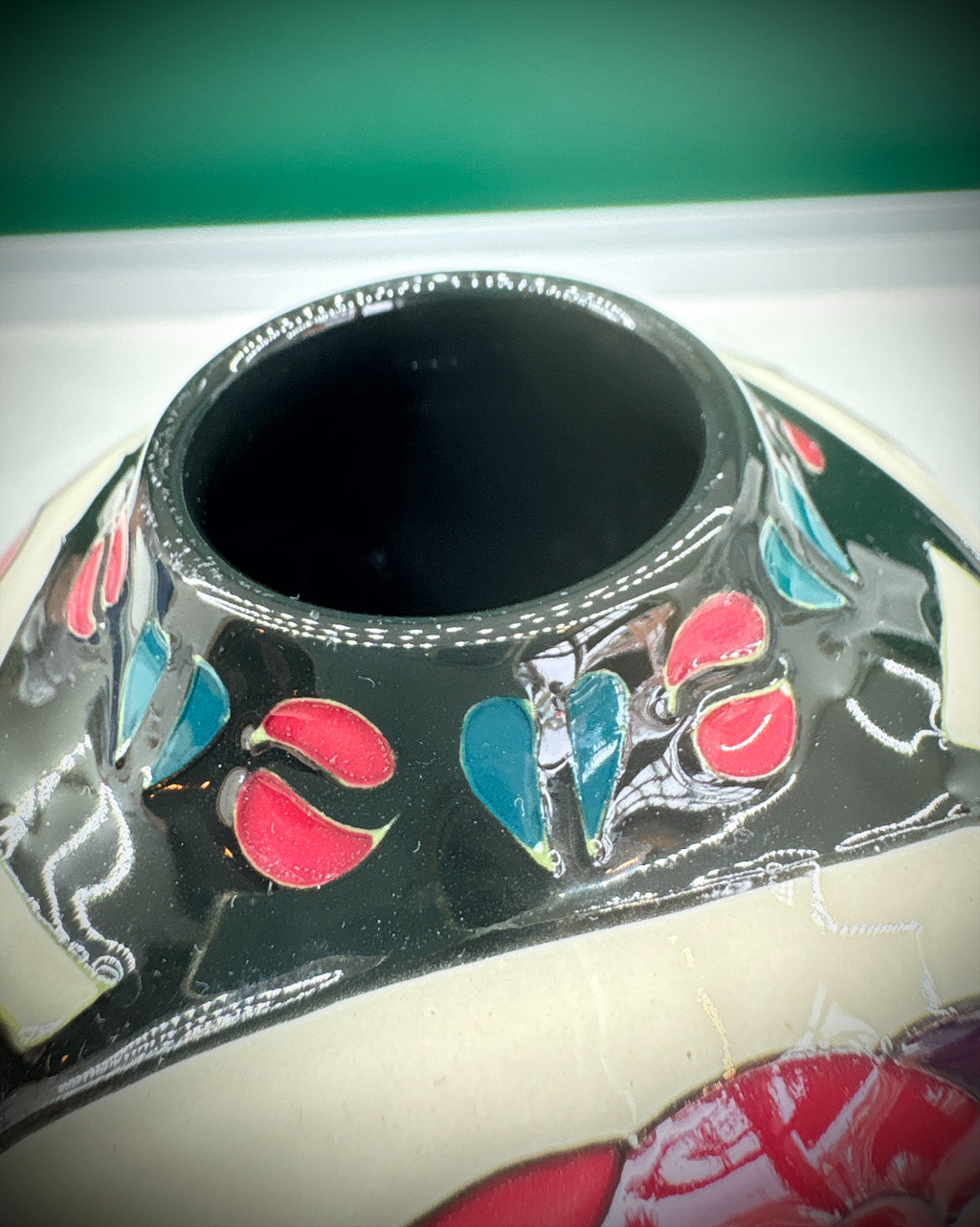 Moorcroft Melody Vase – 2006, Charles Rennie Mackintosh Inspired Design