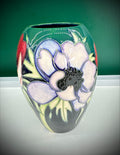 Moorcroft Hibiscus Vase – Emma Bossons FRSA, 2002