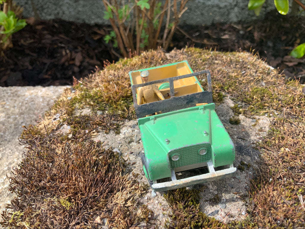 Dinky Meccano Land Rover 027d/340 (1954 Series) – Green with Tan Interior, 9cm