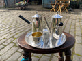 Art Deco Silver-Plated Café au Lait Set – Angora England, With Tray