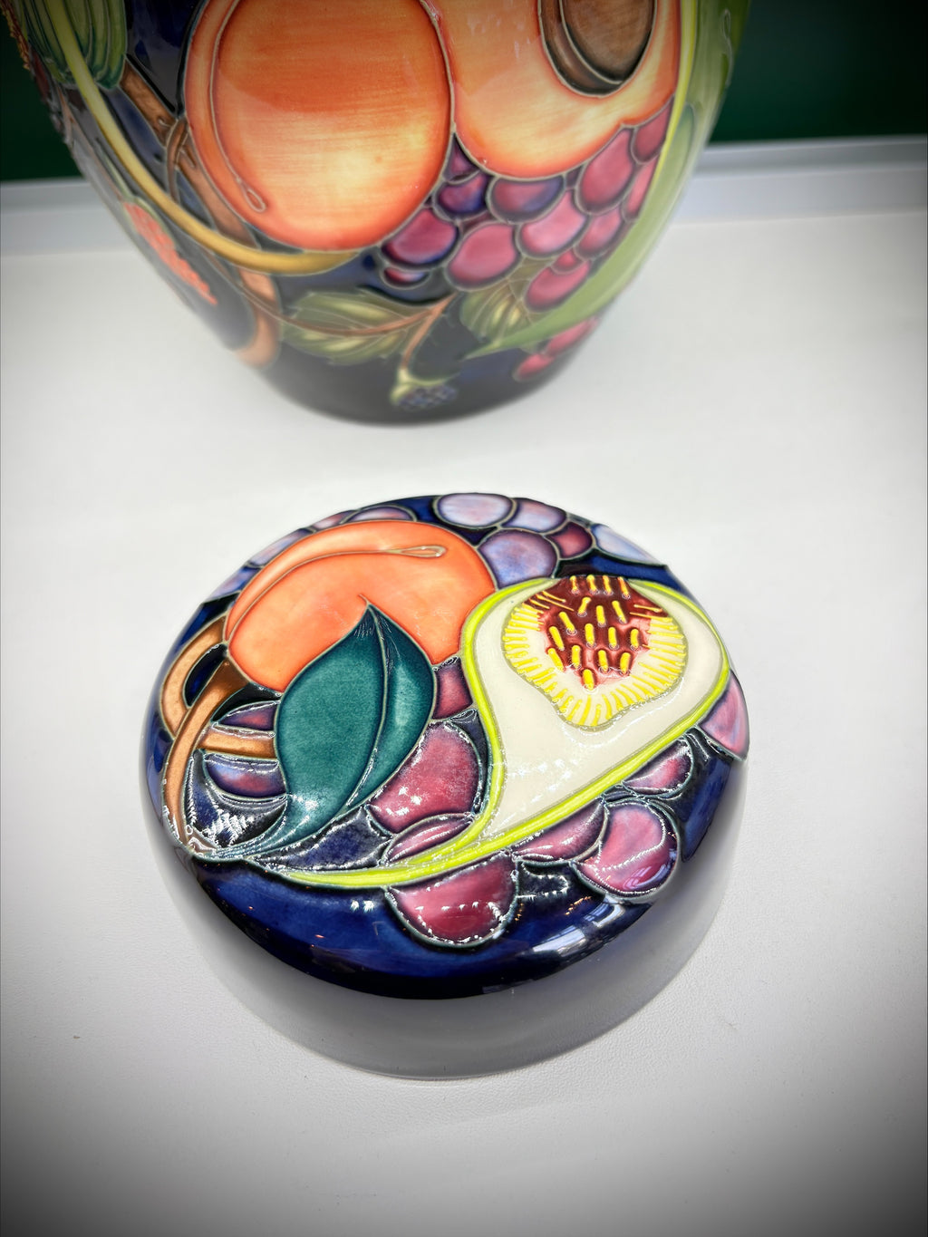 Moorcroft Queen’s Choice Ginger Jar – Emma Bossons FRSA, 2000
