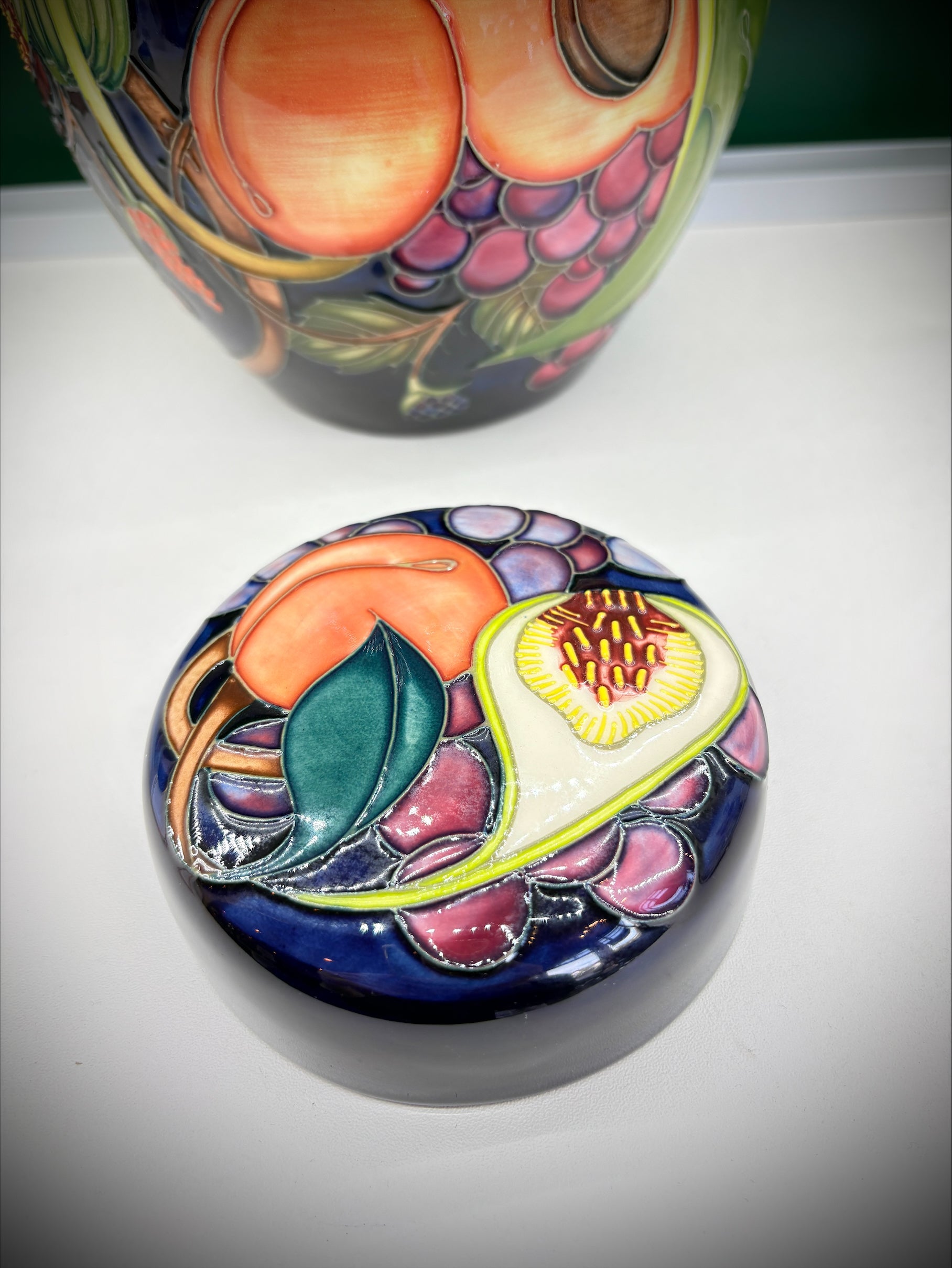 Moorcroft Queen’s Choice Ginger Jar – Emma Bossons FRSA, 2000
