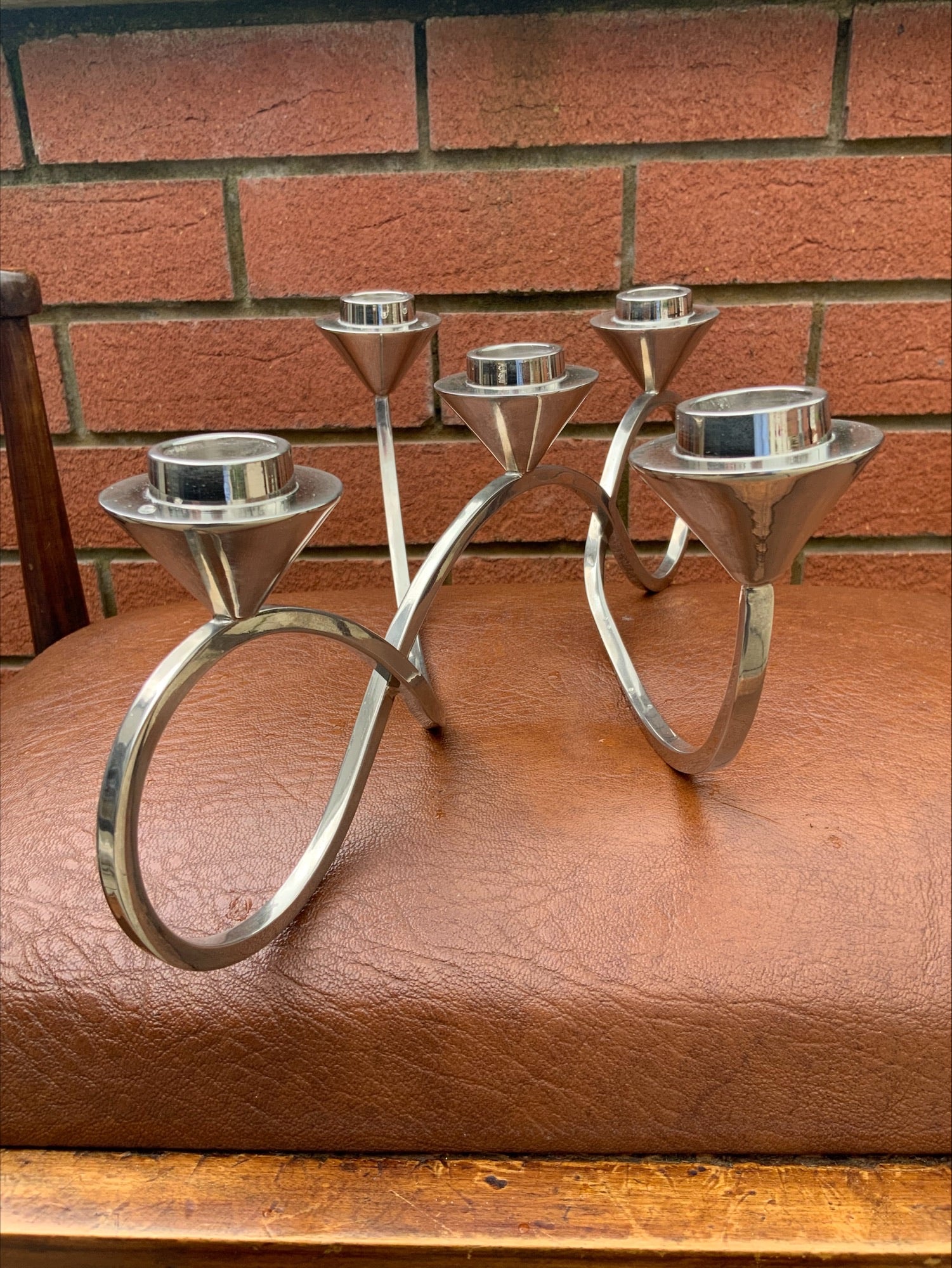 Georg Jensen Season Five-Light Candelabra – Stainless Steel, Maria Berntsen