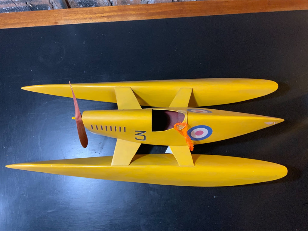 Macchi Castoldi 1920–30s Land-Speed Water Record Model – Hand-Built Wooden Vessel
