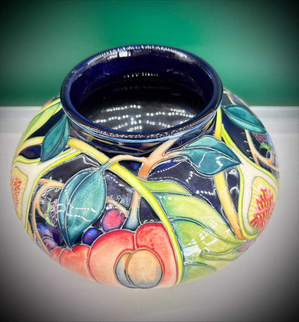 Moorcroft Queen’s Choice Wide Bowl – Emma Bossons FRSA, 2000