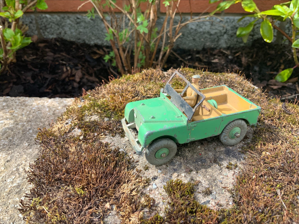 Dinky Meccano Land Rover 027d/340 (1954 Series) – Green with Tan Interior, 9cm