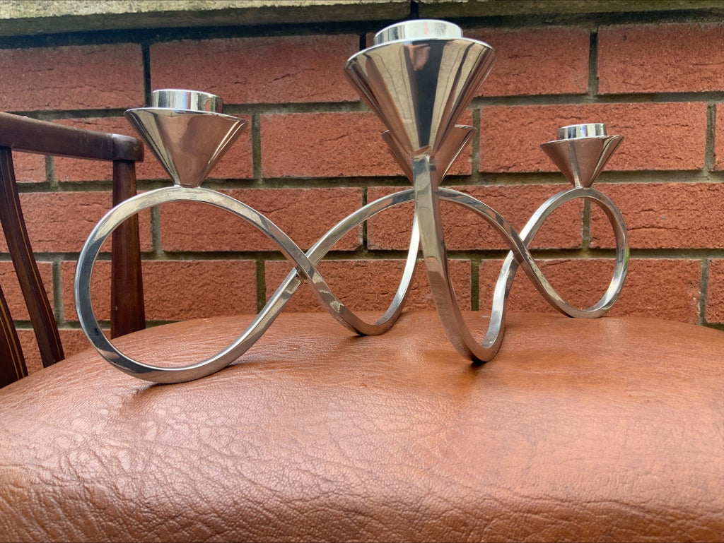 Georg Jensen Season Five-Light Candelabra – Stainless Steel, Maria Berntsen