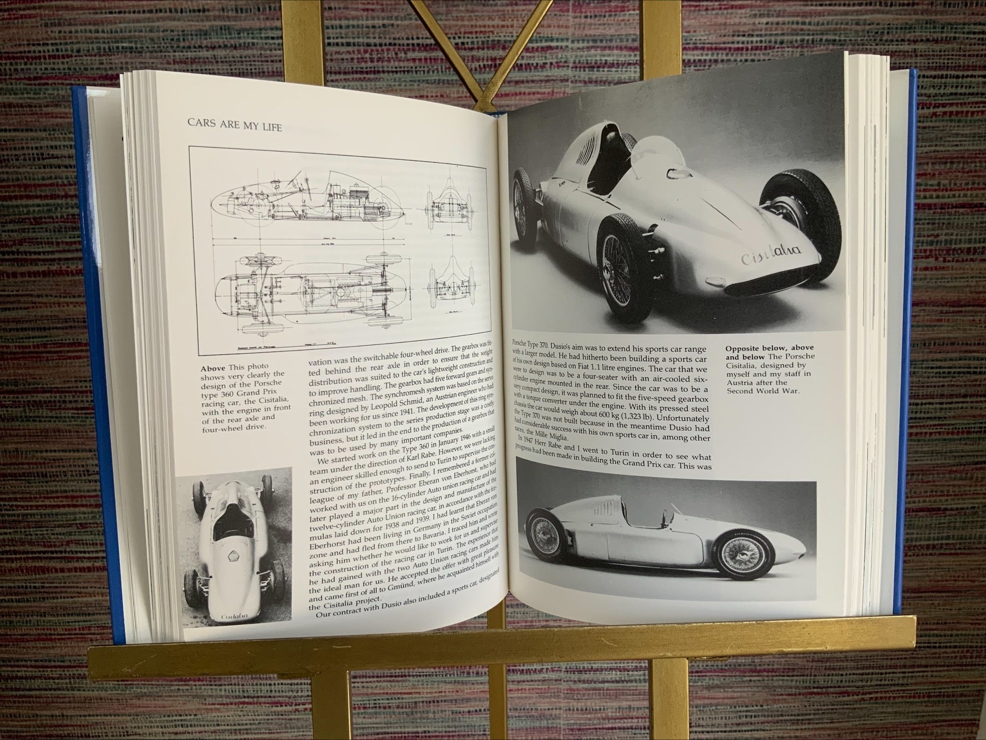 Cars Are My Life by Ferry Porsche – First Edition (1989)