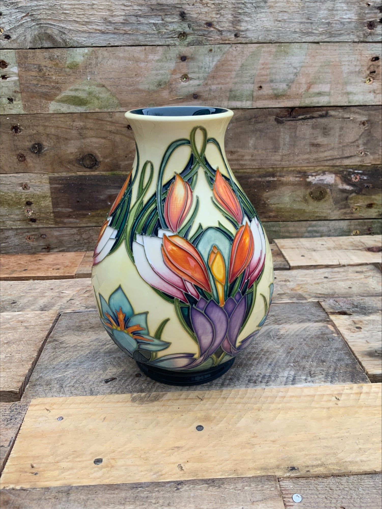 Moorcroft Spring Pearl Vase – Philip Gibson, 2004