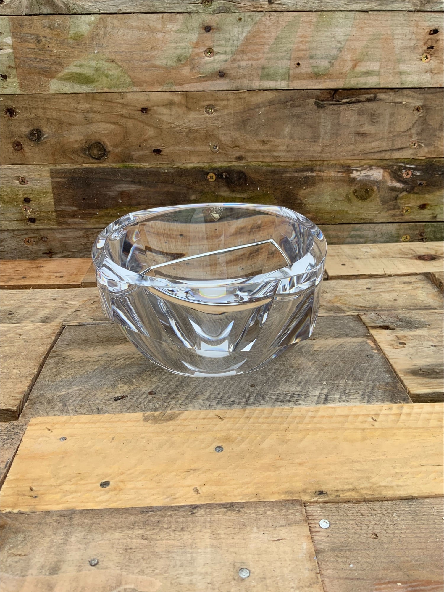Orrefors Sweden Crystal Art Glass Bowl – Erika Lagerbielke Design