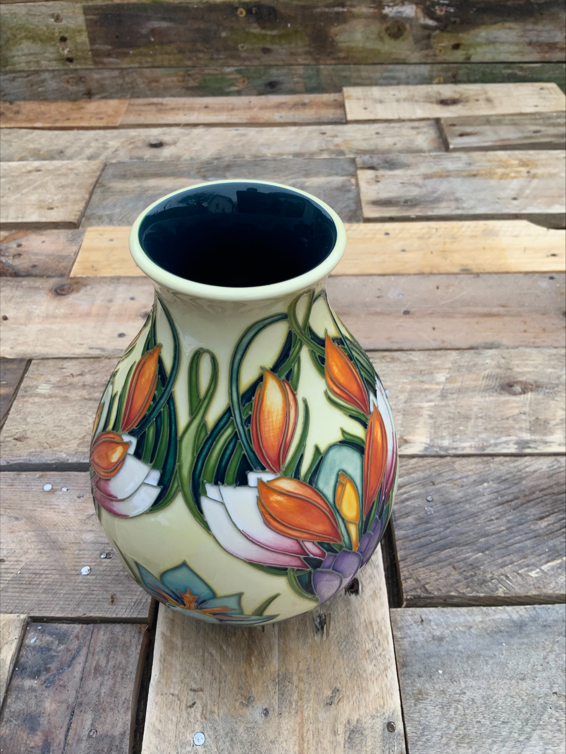 Moorcroft Spring Pearl Vase – Philip Gibson, 2004
