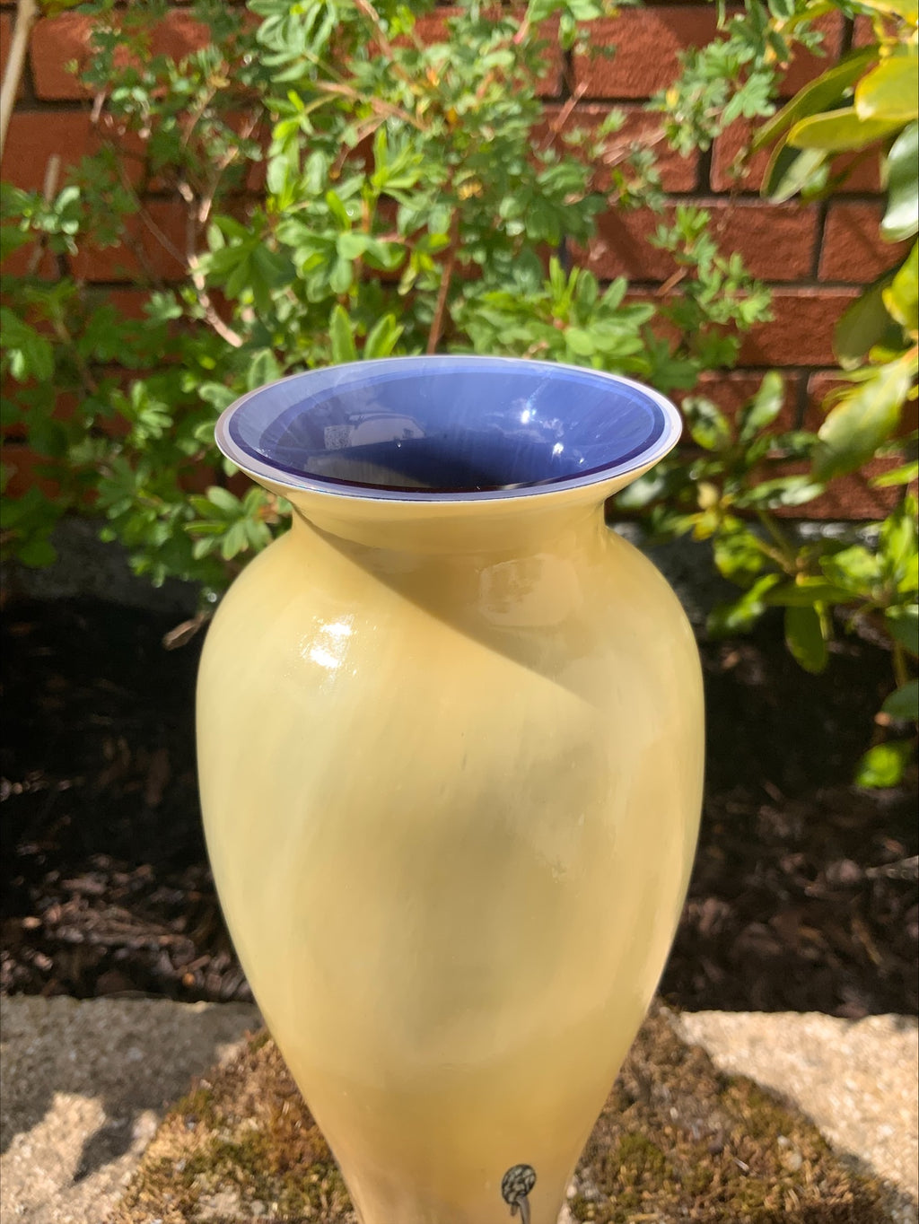 Caithness Glass “Ebony Sand” Vase – Iridescent Arts & Crafts Style, c.1980