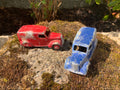 Dinky Meccano Vintage Delivery Vans – Matching Pair (Playworn, 8cm)